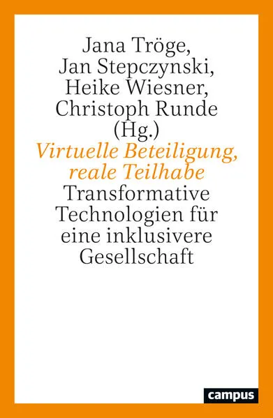 Cover: Virtuelle Beteiligung, reale Teilhabe