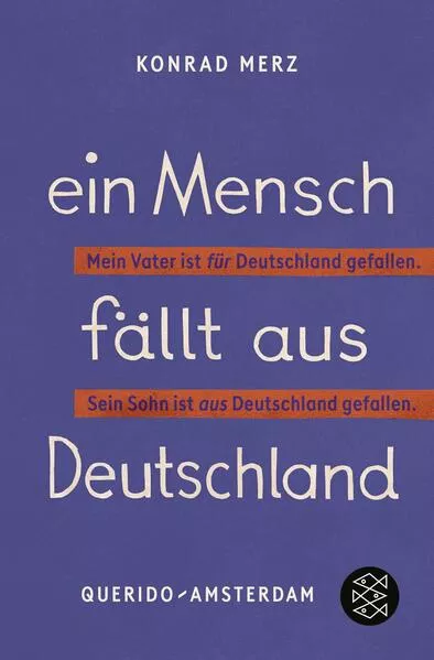 Ein Mensch fällt aus Deutschland