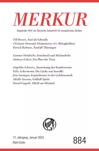 Cover: MERKUR Gegründet 1947 als Deutsche Zeitschrift für europäisches Denken - 1/2023