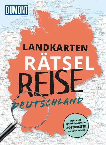 Cover: Landkarten-Rätselreise Deutschland