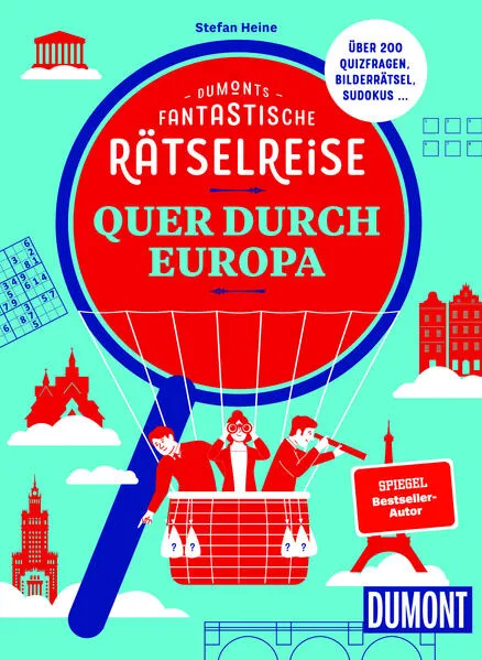 Cover: DUMONTs Fantastische Rätselreise Quer durch Europa