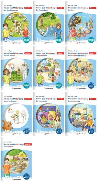 Paket – Neues aus Mildenberg – Geschichten von Mia, Mio und ihren Freunden Band 1-10