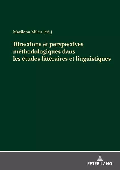 Cover: Directions et perspectives méthodologiques dans les études littéraires et linguistiques