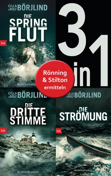 Cover: Die Rönning/Stilton-Serie Band 1 bis 3 (3in1-Bundle): - Die Springflut / Die dritte Stimme / Die Strömung