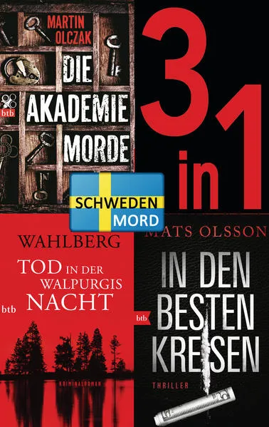 Cover: Schwedenmord: Tod in der Walpurgisnacht / Die Akademiemorde / In den besten Kreisen (3in1 Bundle)