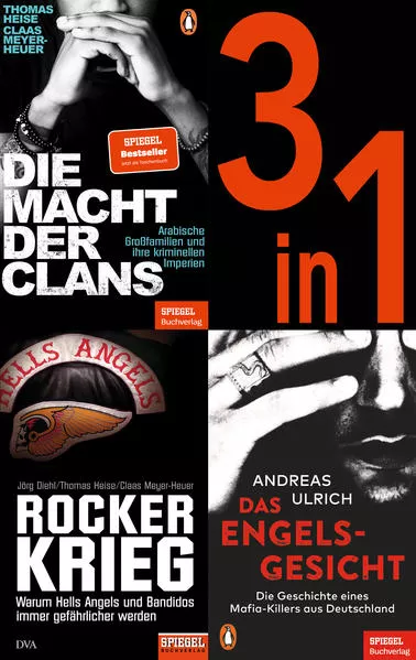 Cover: SPIEGEL True Crime (3 in 1-Bundle) - Deutschlands kriminelle Unterwelt: Die Macht der Clans, Das Engelsgesicht, Rockerkrieg