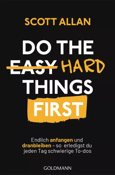 Cover: Do The Hard Things First