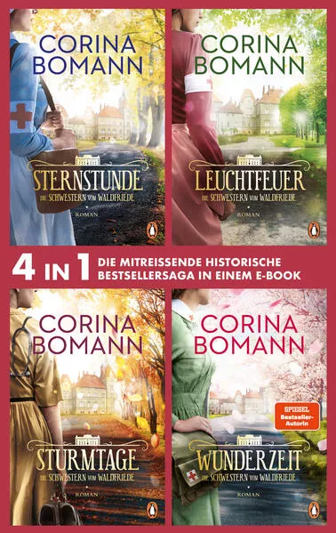 Cover: Die Waldfriede Saga Band: Sternstunde, Leuchtfeuer, Sturmtage, Wunderzeit (4in1 Bundle) -