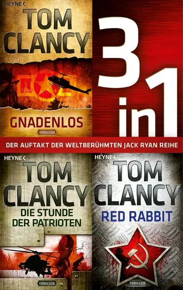 Cover: Die Jack-Ryan-Serie Band 1-3: Gnadenlos / Die Stunde der Patrioten / Red Rabbit (3in1-Bundle)
