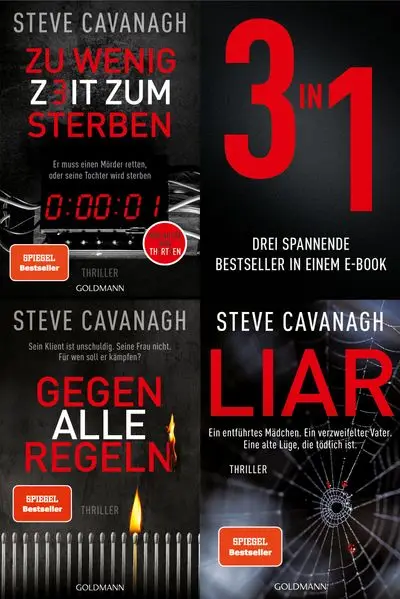 Cover: Die Eddie-Flynn-Reihe Band 1-3: Zu wenig Zeit zum Sterben / Gegen alle Regeln / Liar (3in1 Bundle)