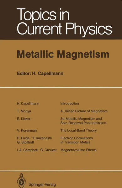 Cover: Metallic Magnetism