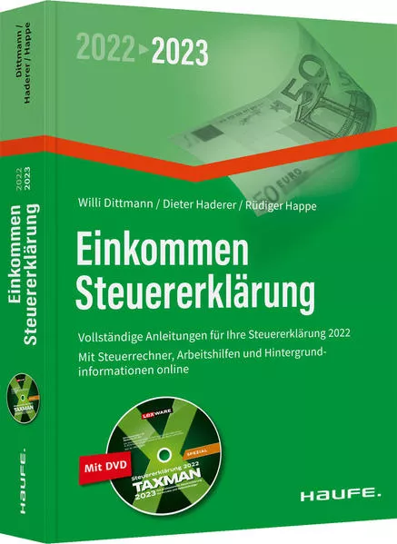 Cover: Einkommensteuererklärung 2022/2023 - inkl. DVD