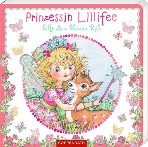 Cover: Prinzessin Lillifee hilft dem kleinen Reh (Pappbilderbuch)