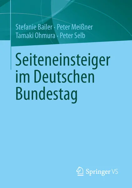 Cover: Seiteneinsteiger im Deutschen Bundestag