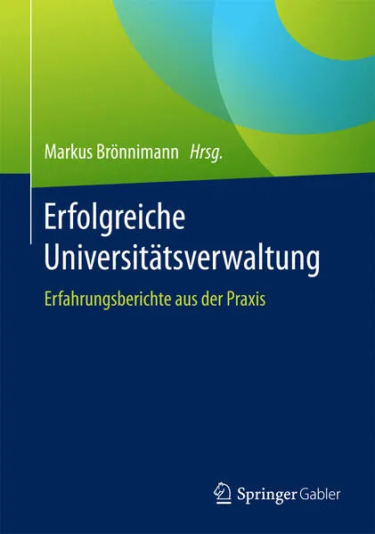 Cover: Erfolgreiche Universitätsverwaltung