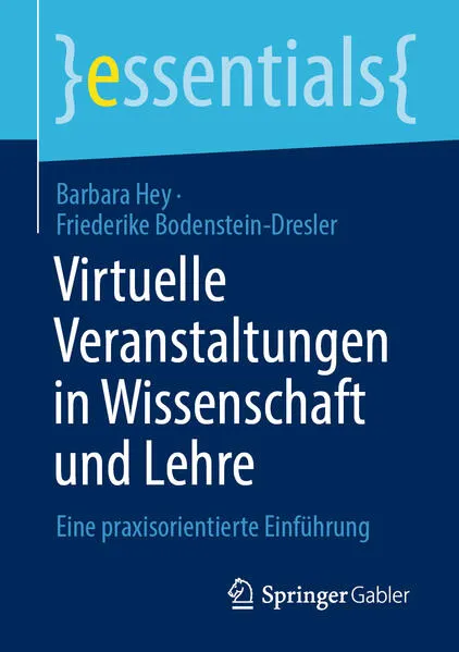 Cover: Virtuelle Veranstaltungen in Wissenschaft und Lehre