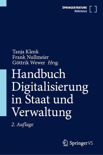 Cover: Handbuch Digitalisierung in Staat und Verwaltung
