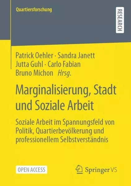 Cover: Marginalisierung, Stadt und Soziale Arbeit