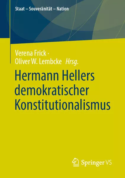 Cover: Hermann Hellers demokratischer Konstitutionalismus