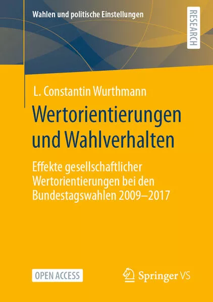 Cover: Wertorientierungen und Wahlverhalten