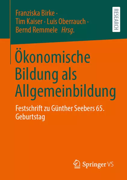 Cover: Ökonomische Bildung als Allgemeinbildung