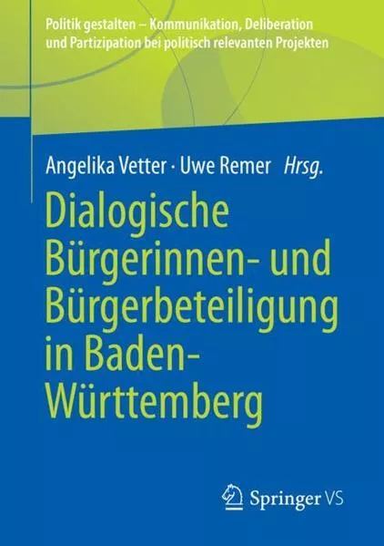 Cover: Dialogische Bürgerinnen- und Bürgerbeteiligung in Baden-Württemberg