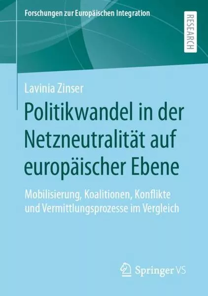 Cover: Politikwandel in der Netzneutralität auf europäischer Ebene