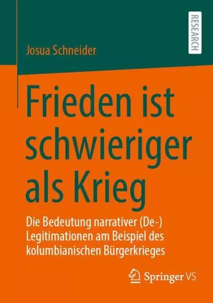 Cover: Frieden ist schwieriger als Krieg