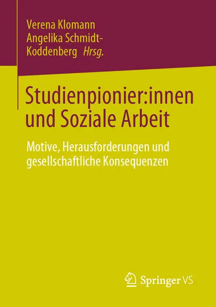 Cover: Studienpionier:innen und Soziale Arbeit