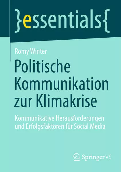 Cover: Politische Kommunikation zur Klimakrise