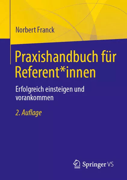 Praxishandbuch für Referent*innen