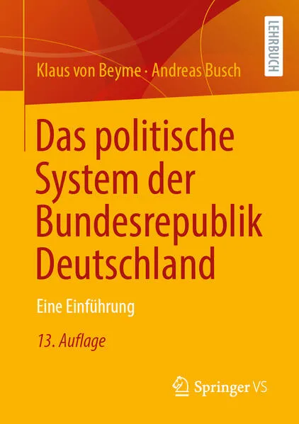 Cover: Das politische System der Bundesrepublik Deutschland