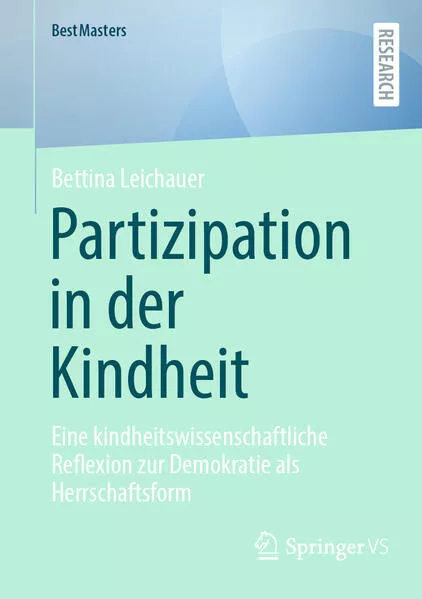 Cover: Partizipation in der Kindheit