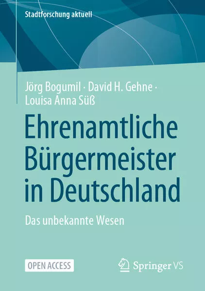 Cover: Ehrenamtliche Bürgermeister in Deutschland