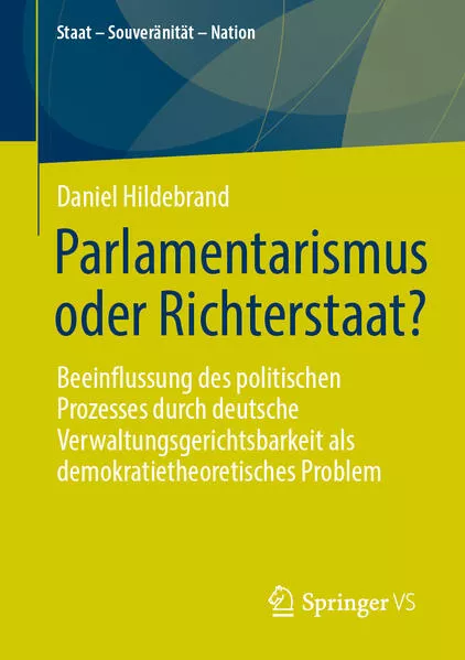 Cover: Parlamentarismus oder Richterstaat?