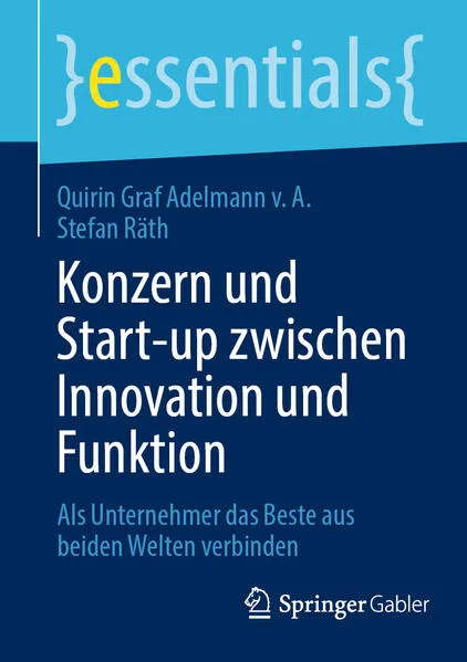 Cover: Konzern und Start-up zwischen Innovation und Funktion