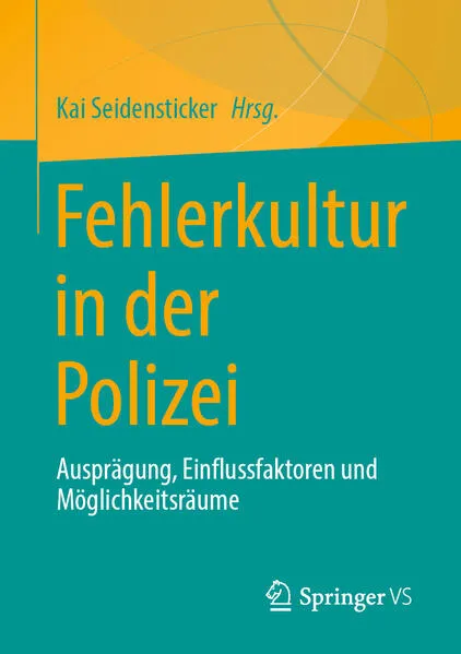 Cover: Fehlerkultur in der Polizei