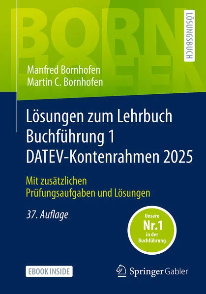 Lösungen zum Lehrbuch Buchführung 1 DATEV-Kontenrahmen 2025