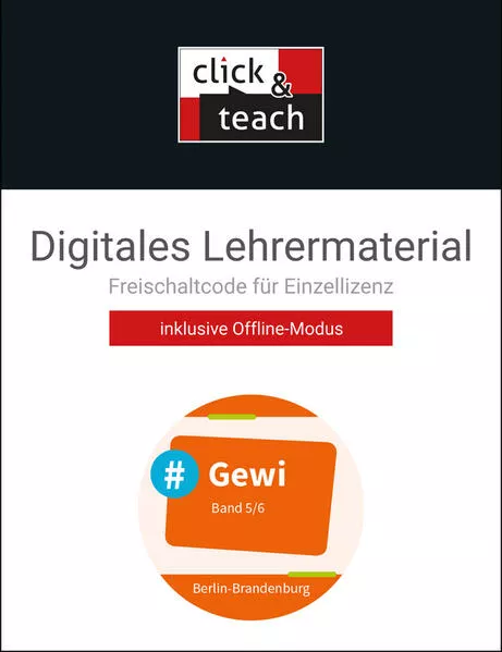 Cover: #Gewi – Berlin/Brandenburg / #Gewi BE/BB click & teach 5/6 Box