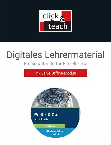 Cover: Politik & Co. Sek II – Rheinland-Pfalz / Politik & Co. RLP Sozialk. Grund click & teach Box