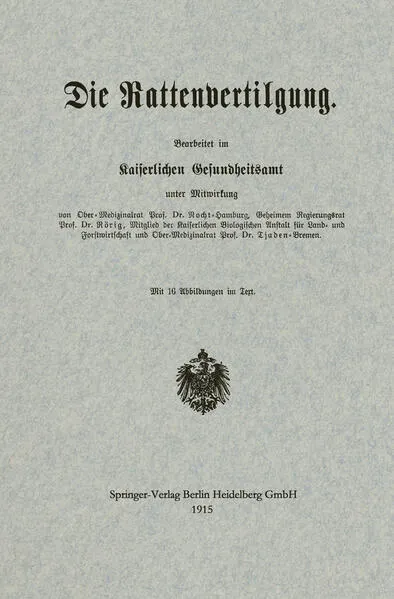 Cover: Die Rattenvertilgung