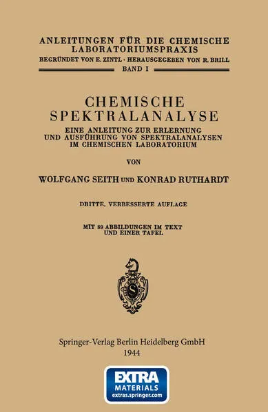 Cover: Chemische Spektralanalyse