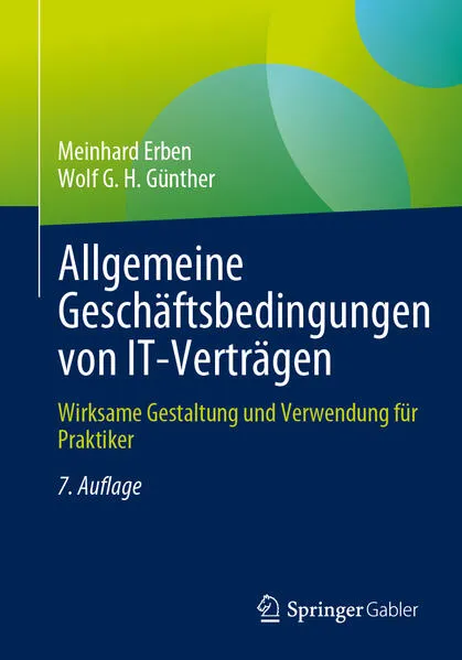 Cover: Allgemeine Geschäftsbedingungen von IT-Verträgen
