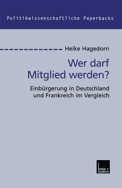 Cover: Wer darf Mitglied werden?