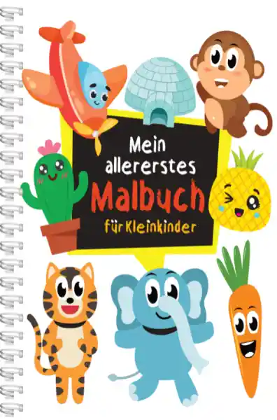 Cover: Mein allererstes Malbuch für Kleinkinder