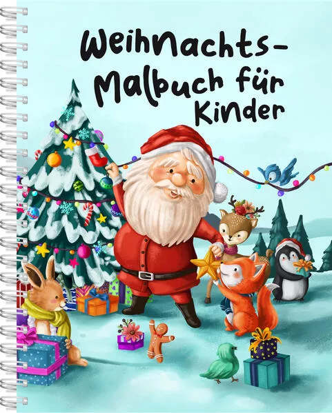 Cover: Weihnachts-Malbuch für Kinder