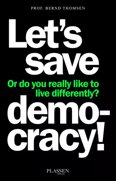 Cover: Let's save democracy!