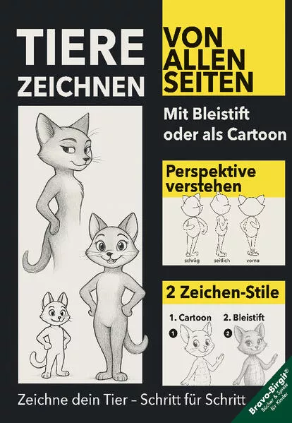 Tiere zeichnen lernen von allen Seiten