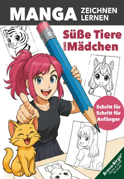 Manga Zeichnen lernen - einfach Schritt für Schritt für junge Anfänger