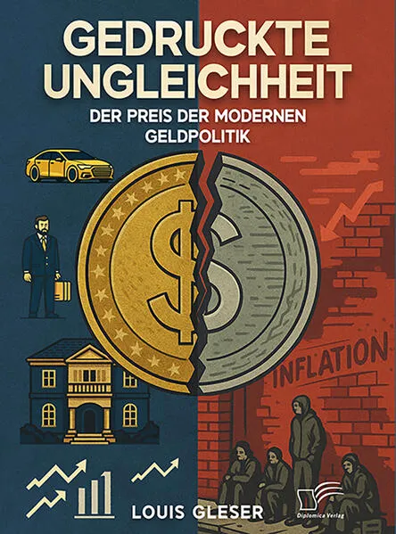 Cover: Gedruckte Ungleichheit. Der Preis der modernen Geldpolitik